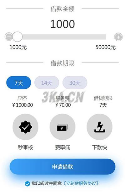 2021新款小额现金贷网络贷款系统源码 可打包成APP