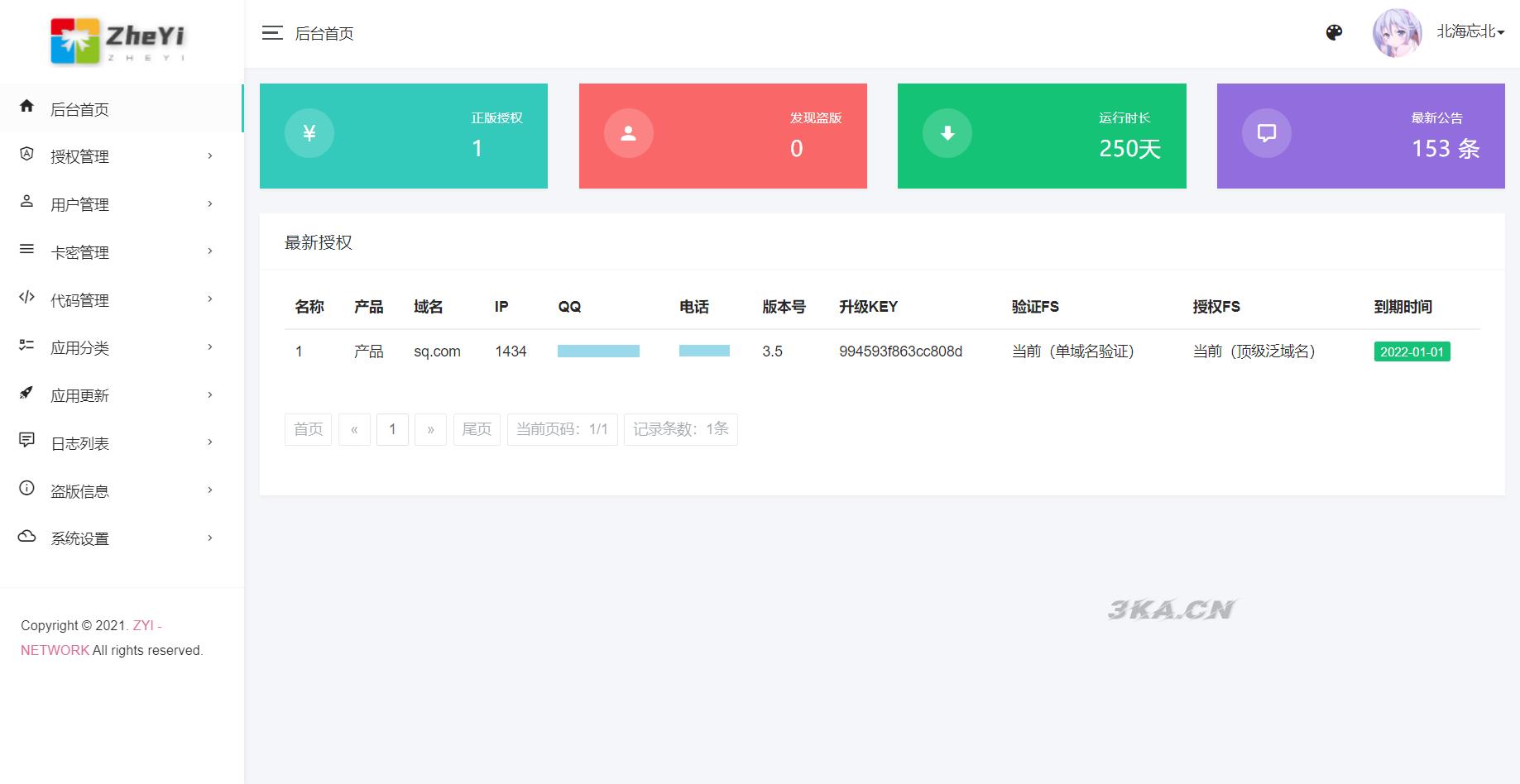 ZYI PHP授权系统_全开源