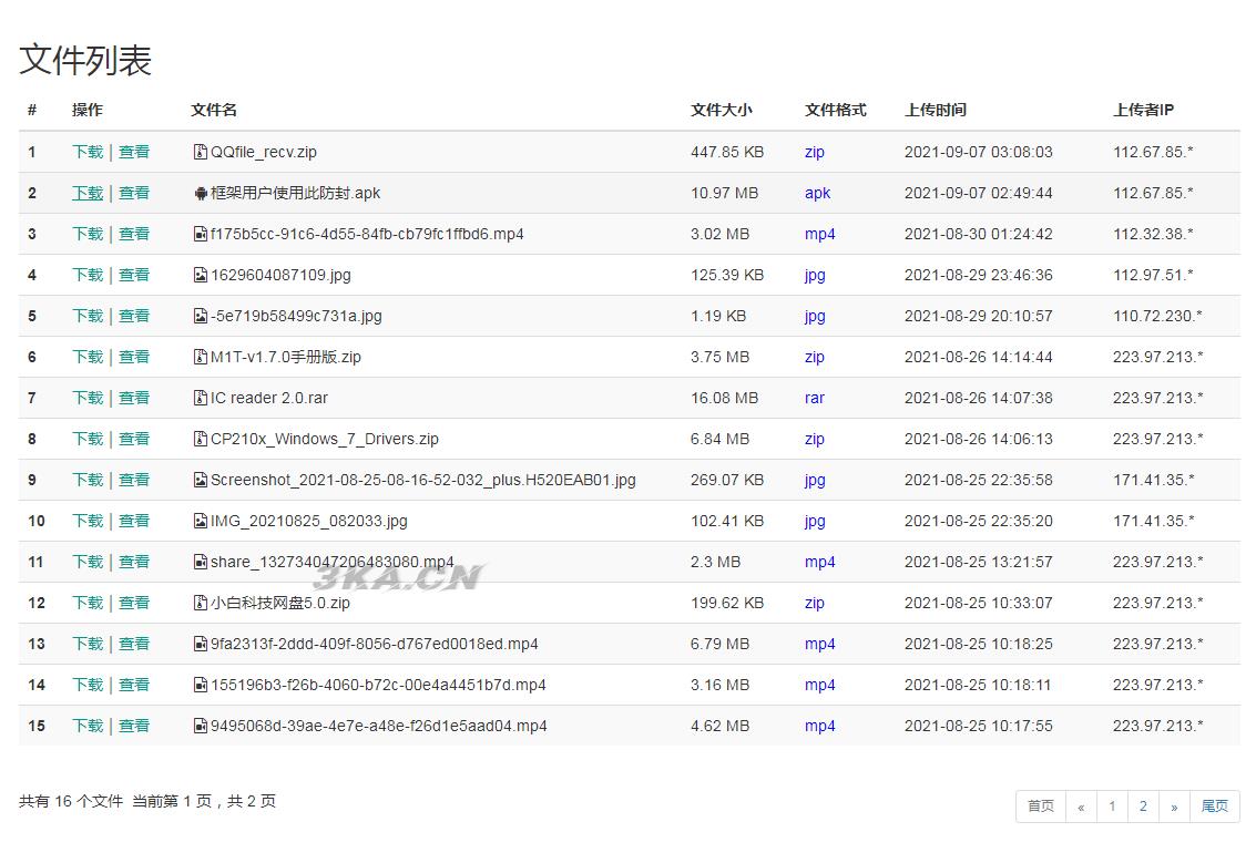 小白共享网盘系统源码V5.0