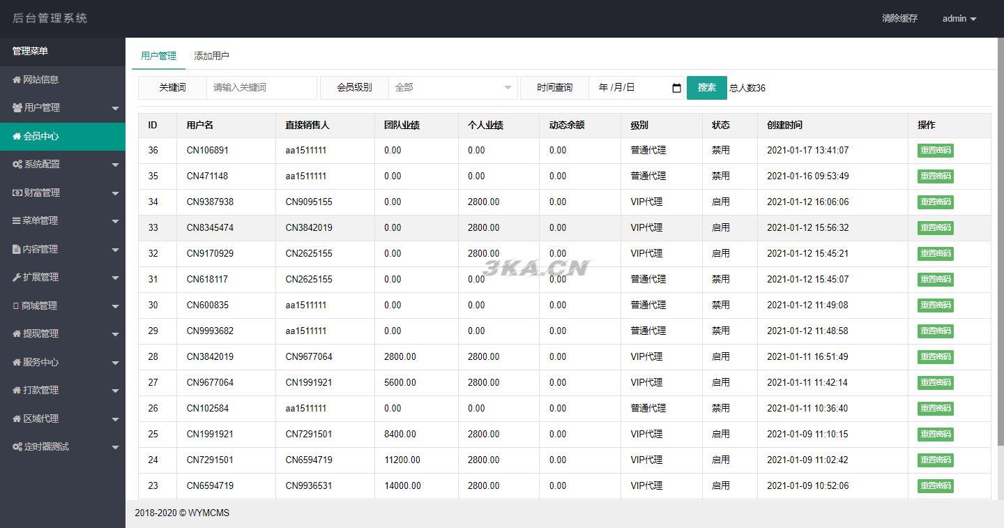 Thinkphp开发的微商分销代理新零售商城源码完整源码