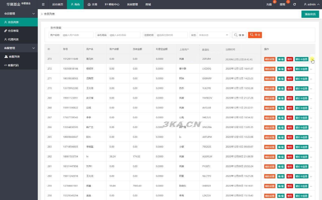 【华夏基金投资理财源码】全新二开基金理财程序+独一无二的功能逻辑+在线客服