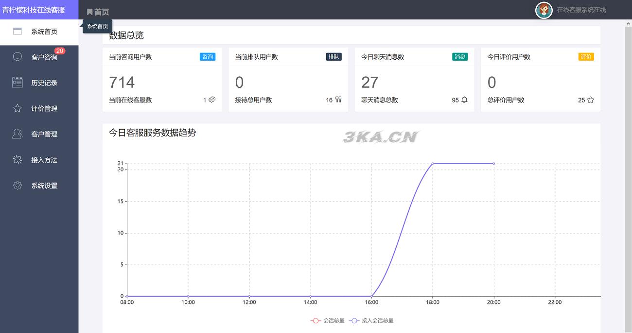 PHP客服在线IM源码，支持自动刷新（网页即时接收消息）+自动回复+可生成接入+手机版管理后台：弹窗接入，微信公众号接入，网页链接接入