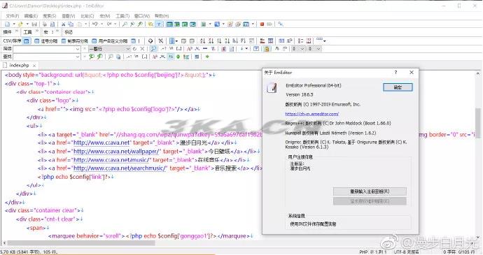 文本编辑器 Emurasoft EmEditor v21.1.1 中文绿色版