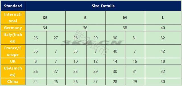 美国鞋子尺码对照表女（美国欧洲鞋子尺码对照表）-第6张图片