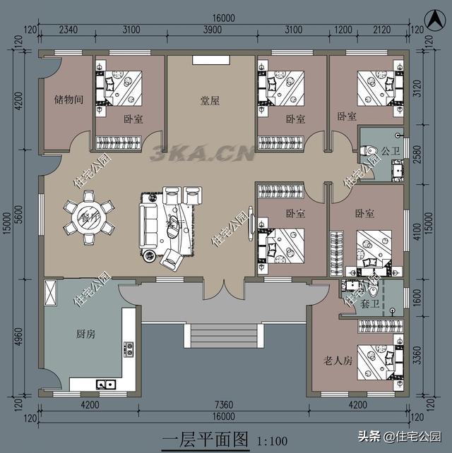 新农村住宅户型图集（新农村住宅图集精选）-第2张图片