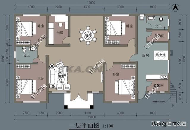 新农村住宅户型图集（新农村住宅图集精选）-第4张图片