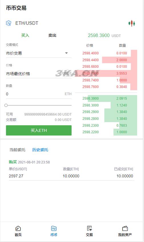 【区块链合约交易所源码】新币币交易所USDT秒合约杠杆C2C法币交易