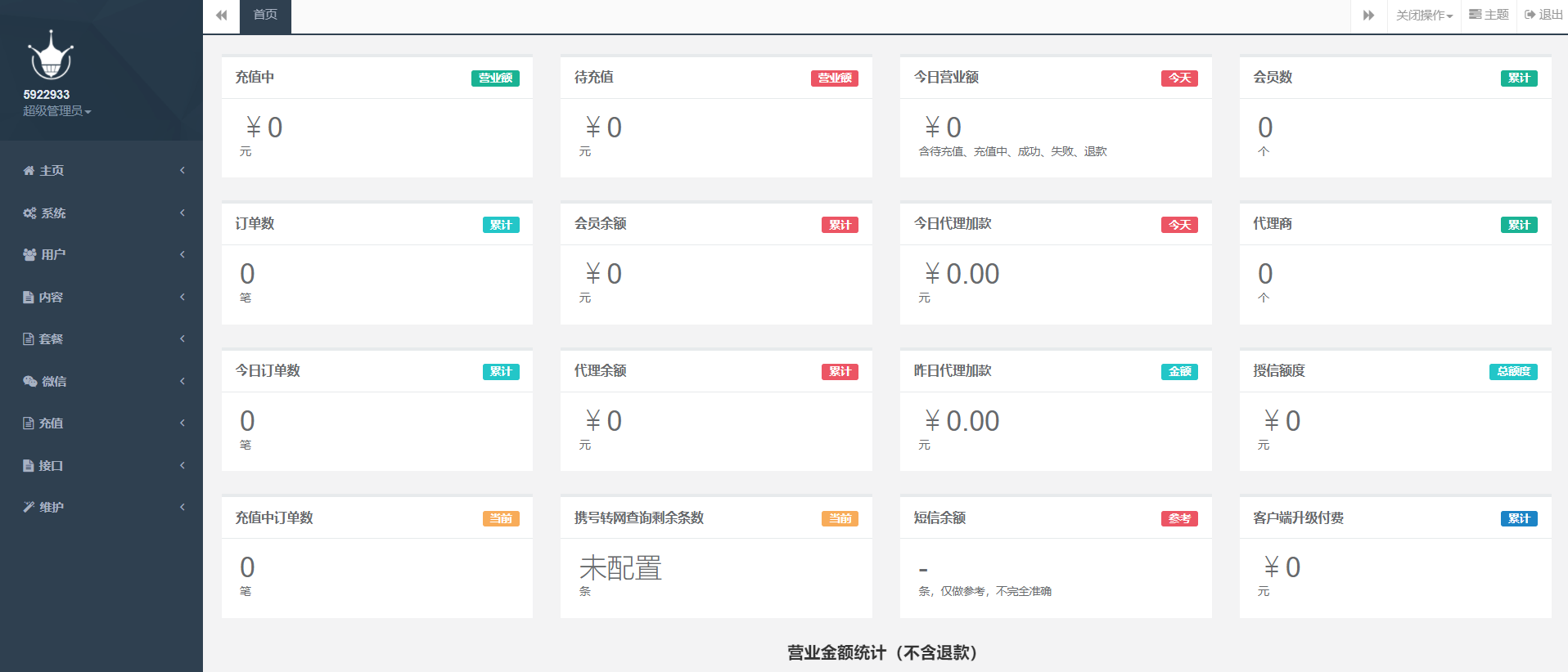 最新大猿人中控充值系统 免授权破解版 支持公众号H5、分销等功能