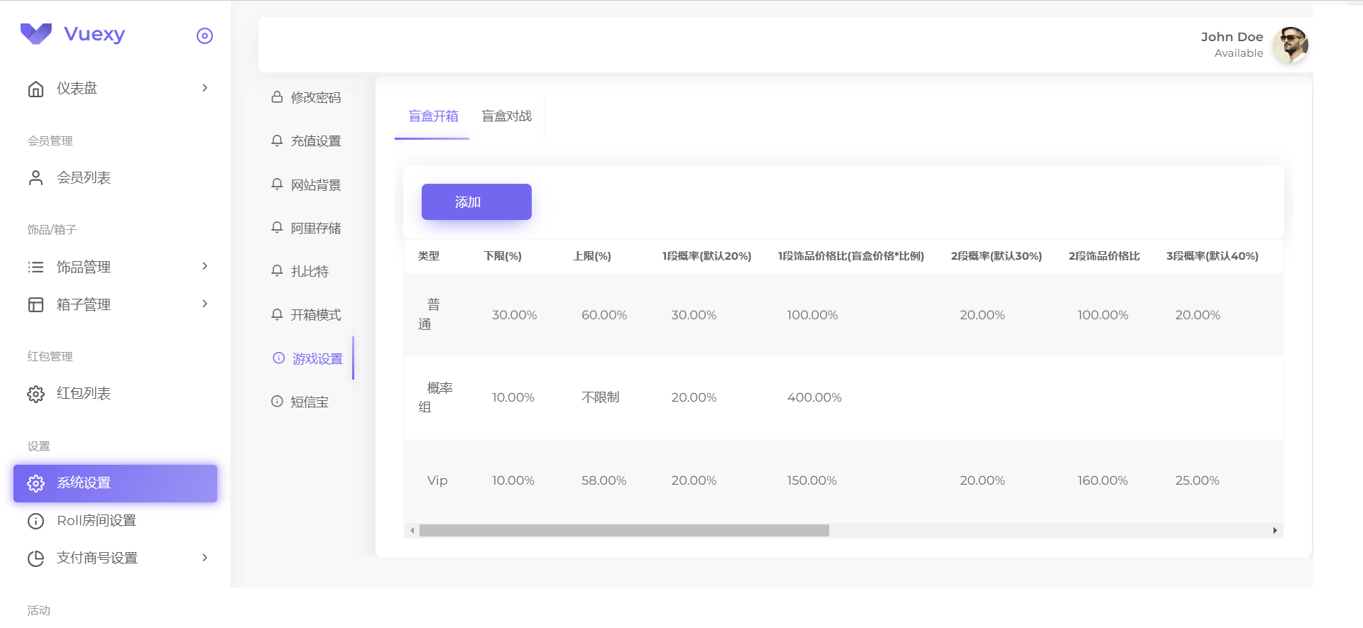 仿CSGO盲盒开箱源码 盲盒商城源码 盲盒开箱源码 潮物盲盒商城源码