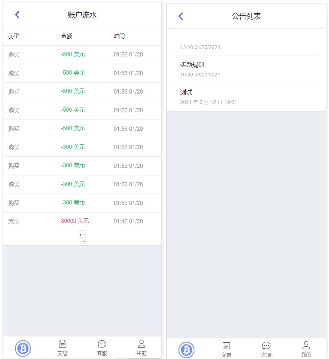 开源版海外双语言竞猜系统/虚拟币大小单双竞猜下注/USDT充值