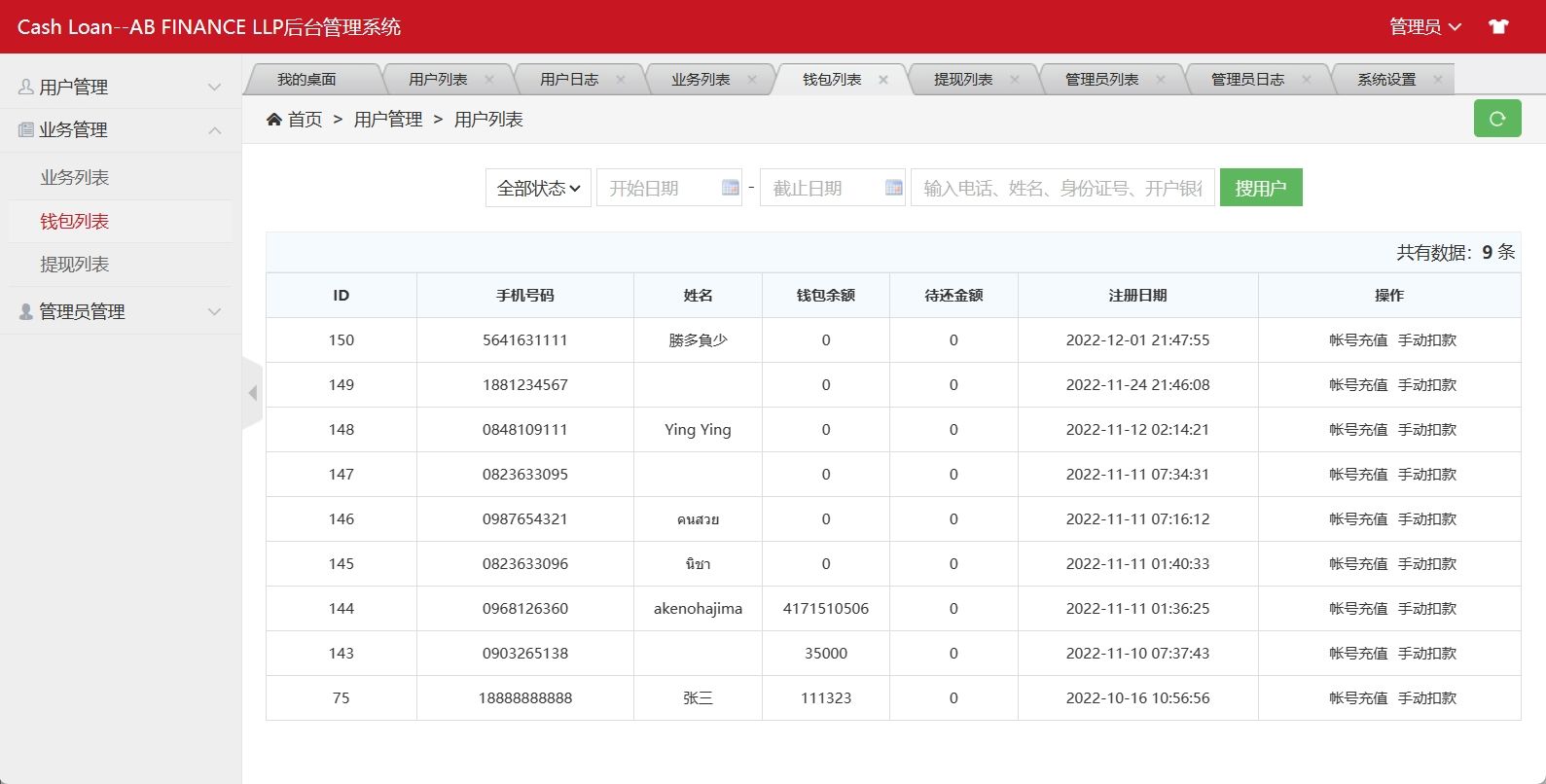 Cash Loan海外单语言贷款源码/小额贷款源码